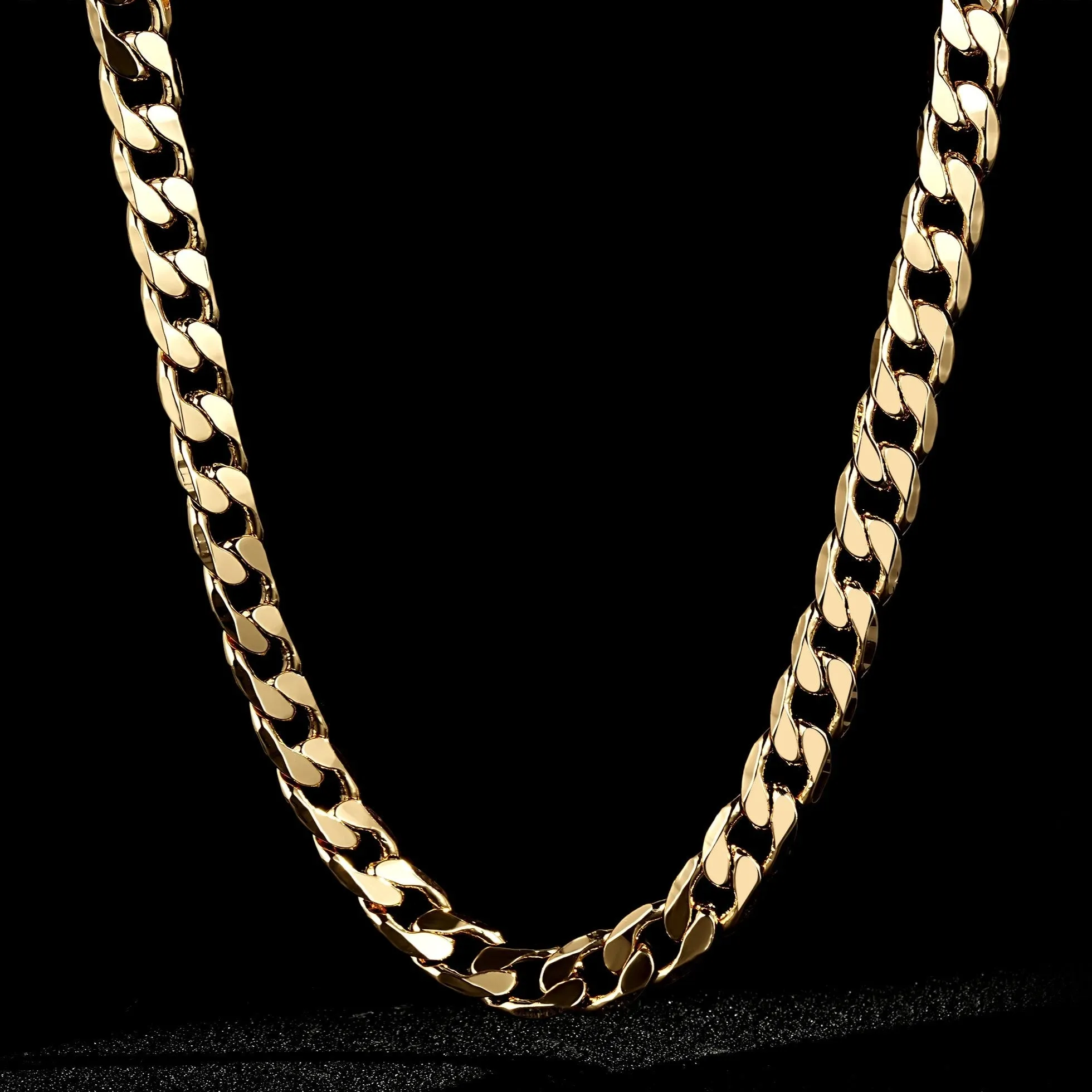 12mm Gold Filled Bonded Cuban Curb Chain 24 Inches