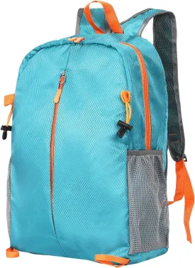 15L Lightweight Packable Backpack, Foldable Hiking Bag, Travel Backpack for Women Man, Waterproof Outdoor Camping Day Pack, Sky-blue