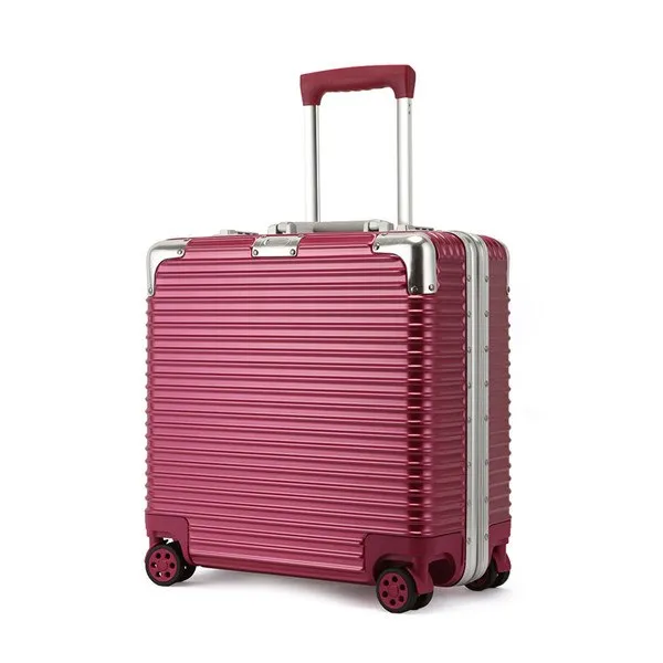 18Inch Captain Airborne Chassis Fashion Camera Bag Aluminum Frame Luggage Box Female Caster