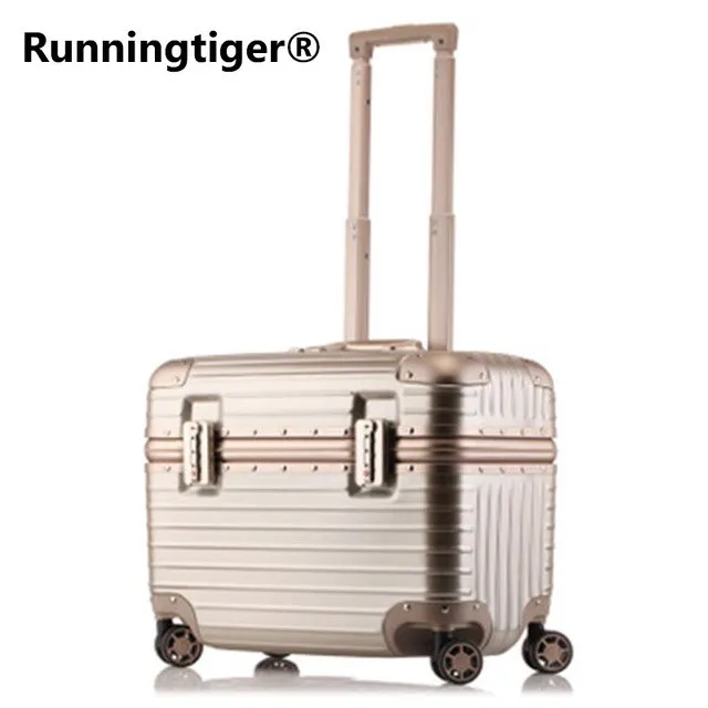 18Inch Captain Airborne Chassis Fashion Camera Bag Aluminum Frame Luggage Box Female Caster