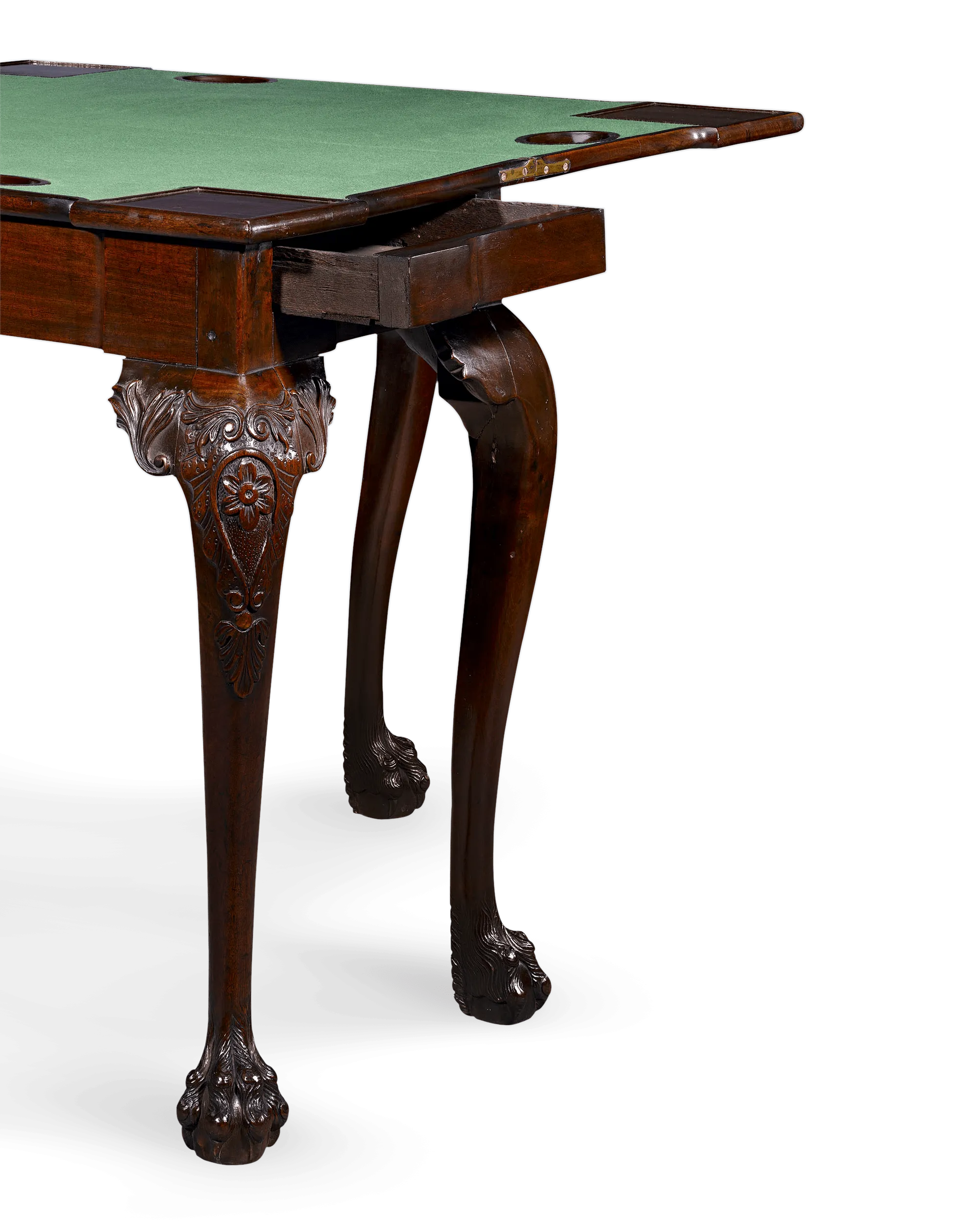 18th-Century Mahogany Irish Games Table