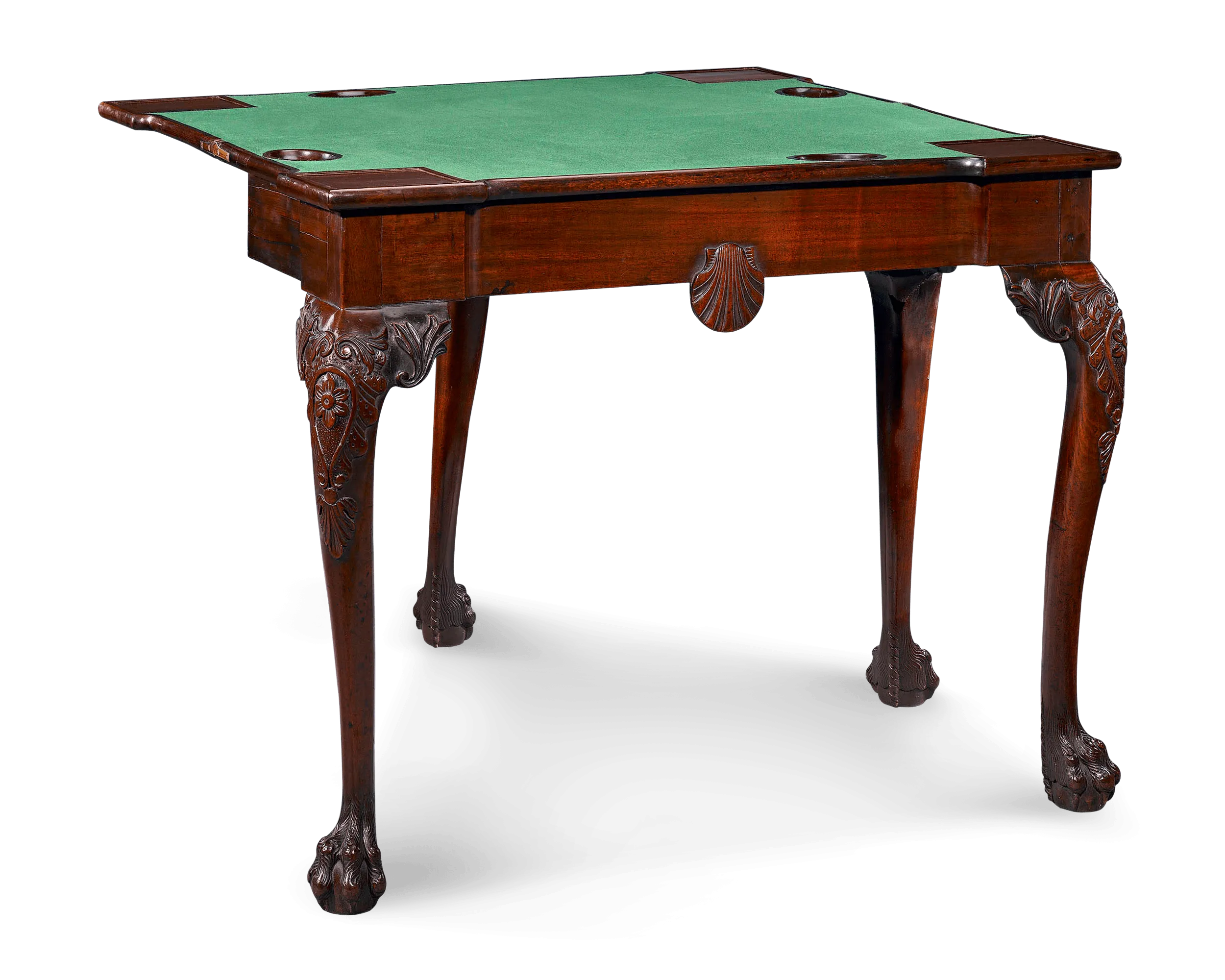 18th-Century Mahogany Irish Games Table
