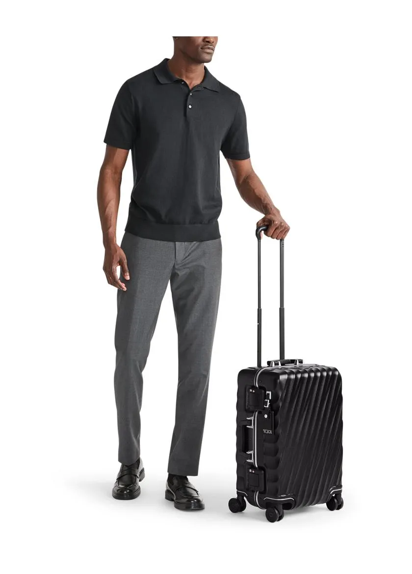 19 Degree Frame Intl 4-Whl Carry-on - Black Textured