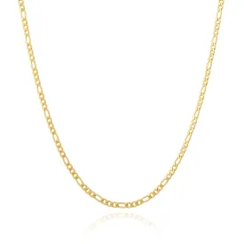 2.9mm Figaro Chain (Gold)