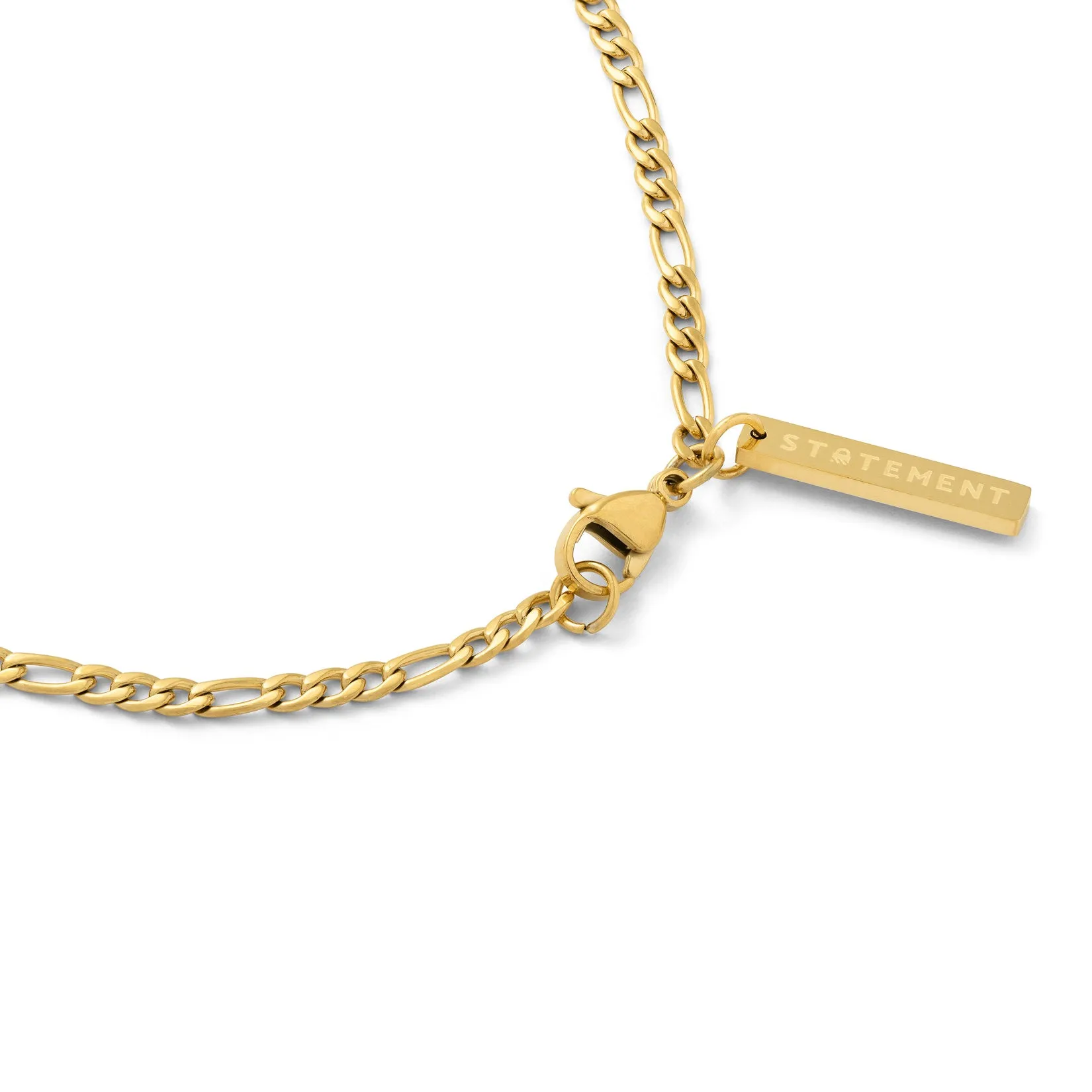 2.9mm Figaro Chain (Gold)