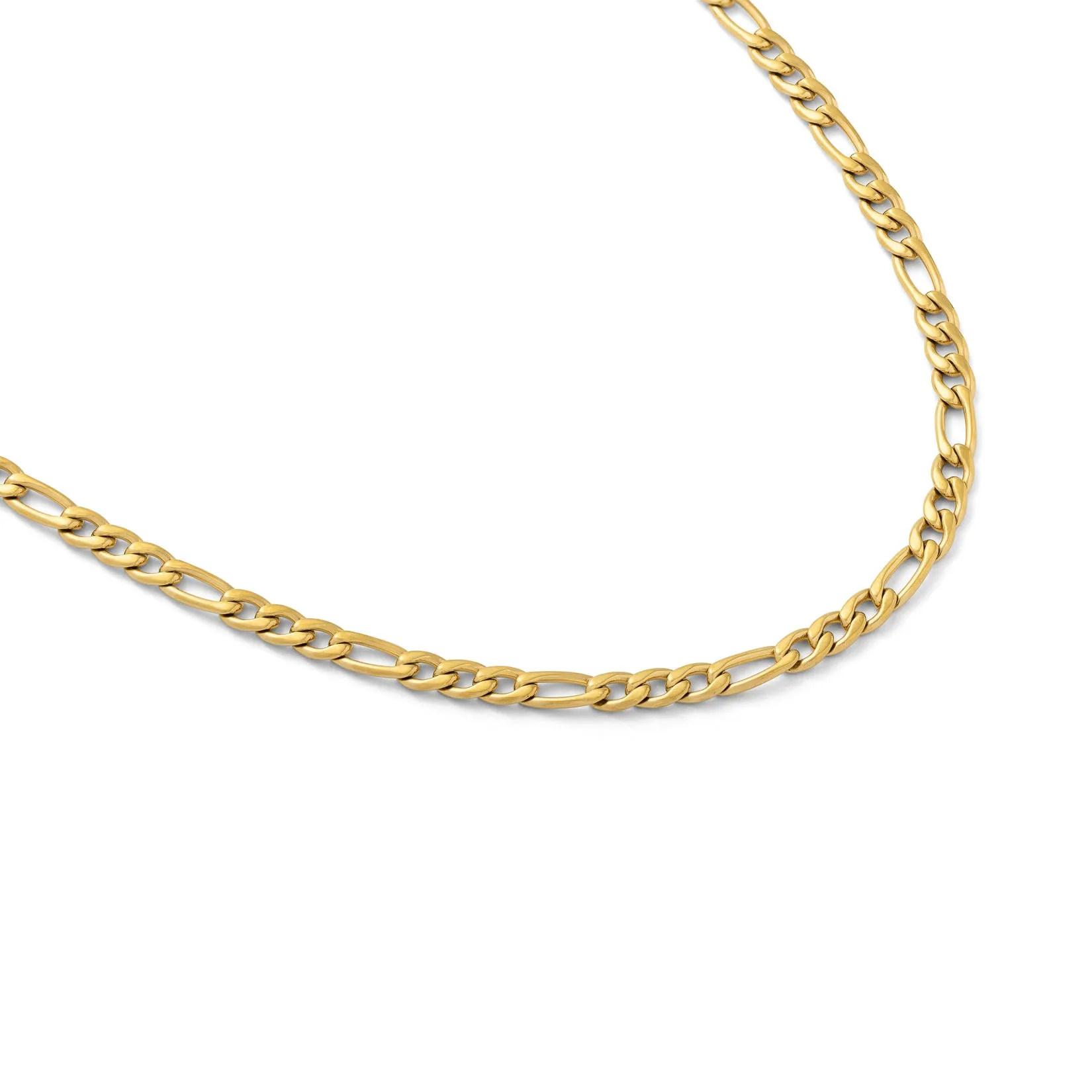 2.9mm Figaro Chain (Gold)