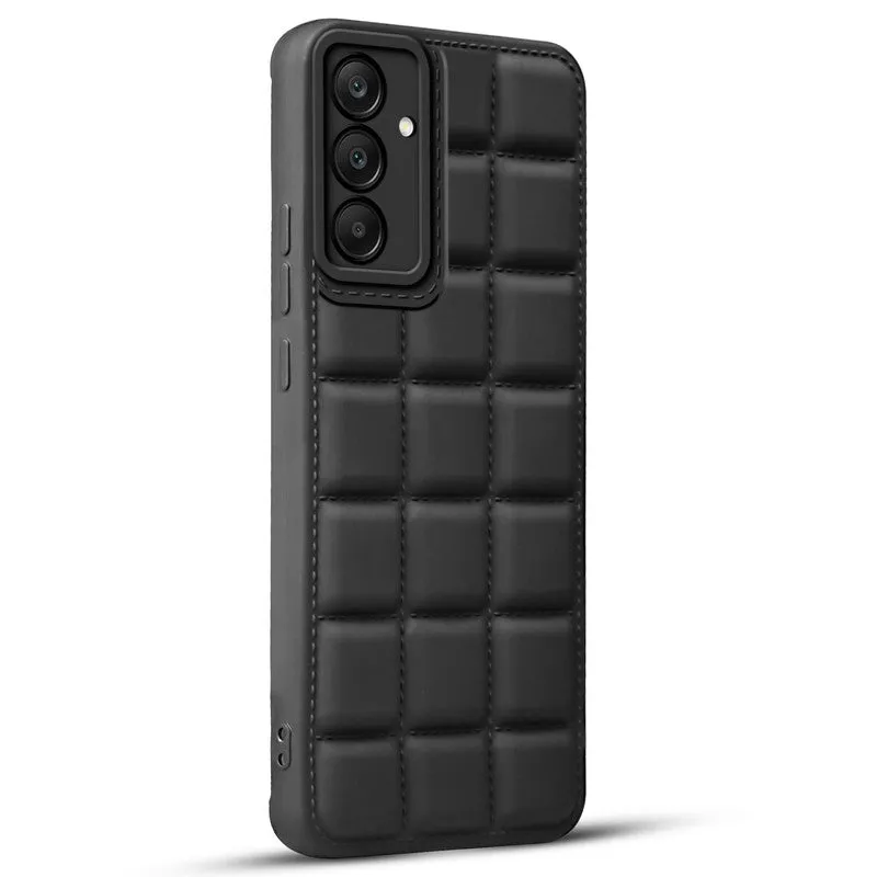 3D Grid Thread Design Silicone Phone Case Cover for Samsung S23 FE 5G