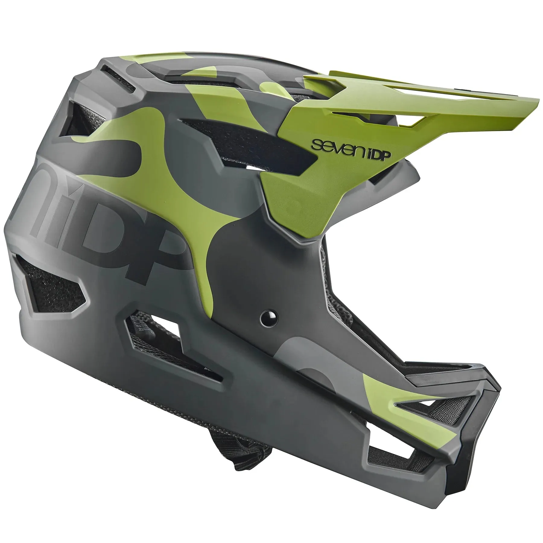 7 iDP Project 23 ABS Full Face Helmet - Army Camo - 2022