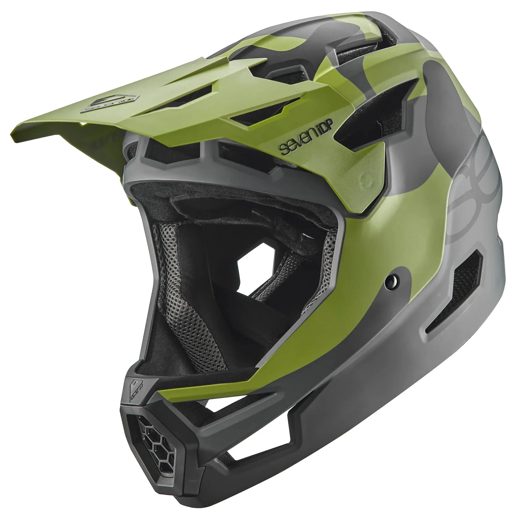7 iDP Project 23 ABS Full Face Helmet - Army Camo - 2022