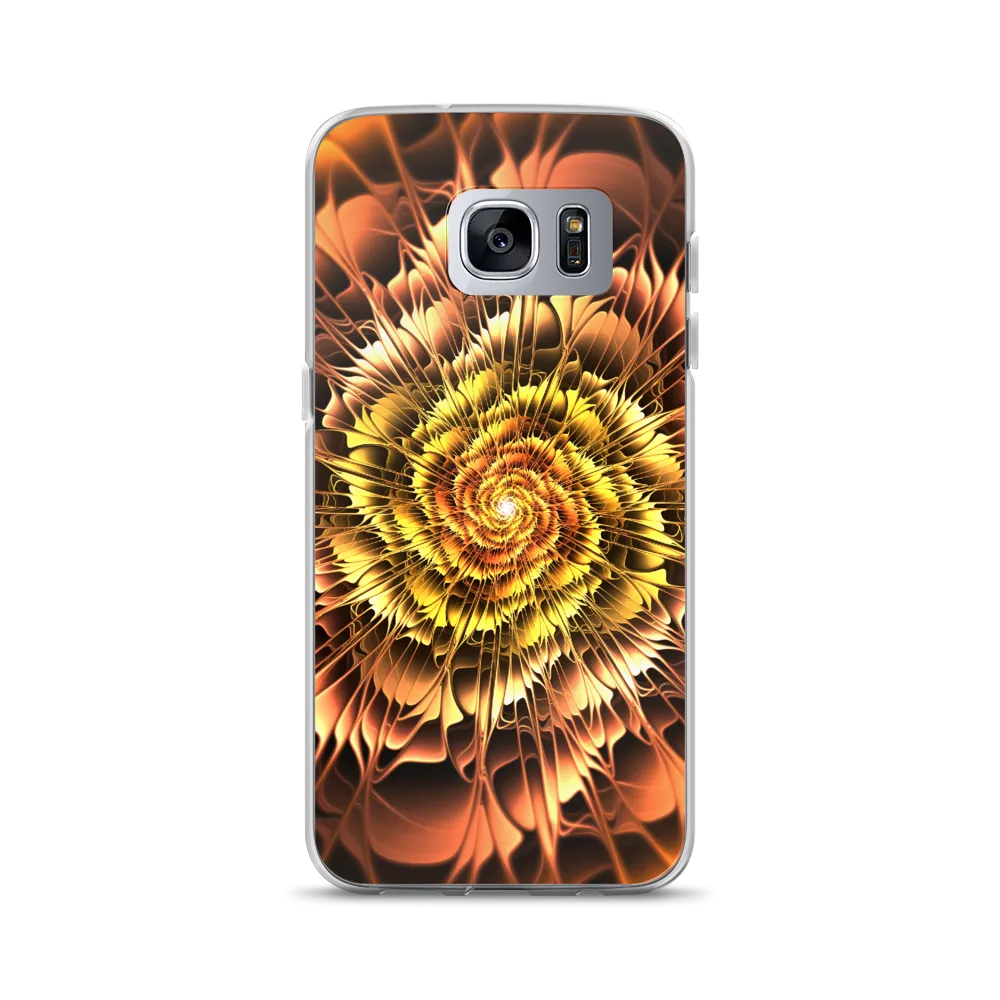 Abstract Flower 01 Samsung Case