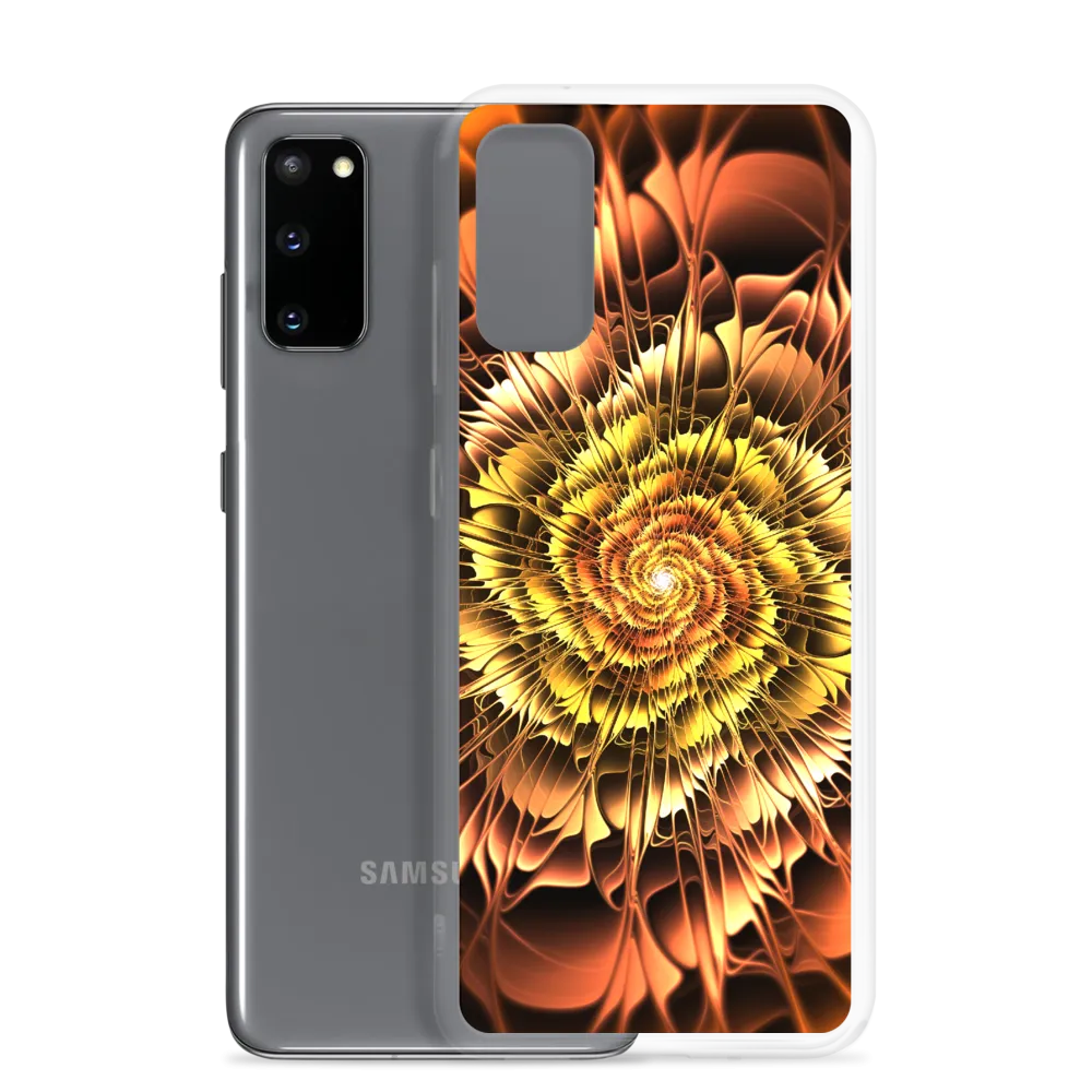 Abstract Flower 01 Samsung Case