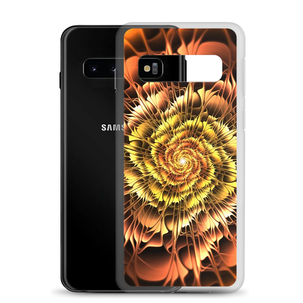 Abstract Flower 01 Samsung Case