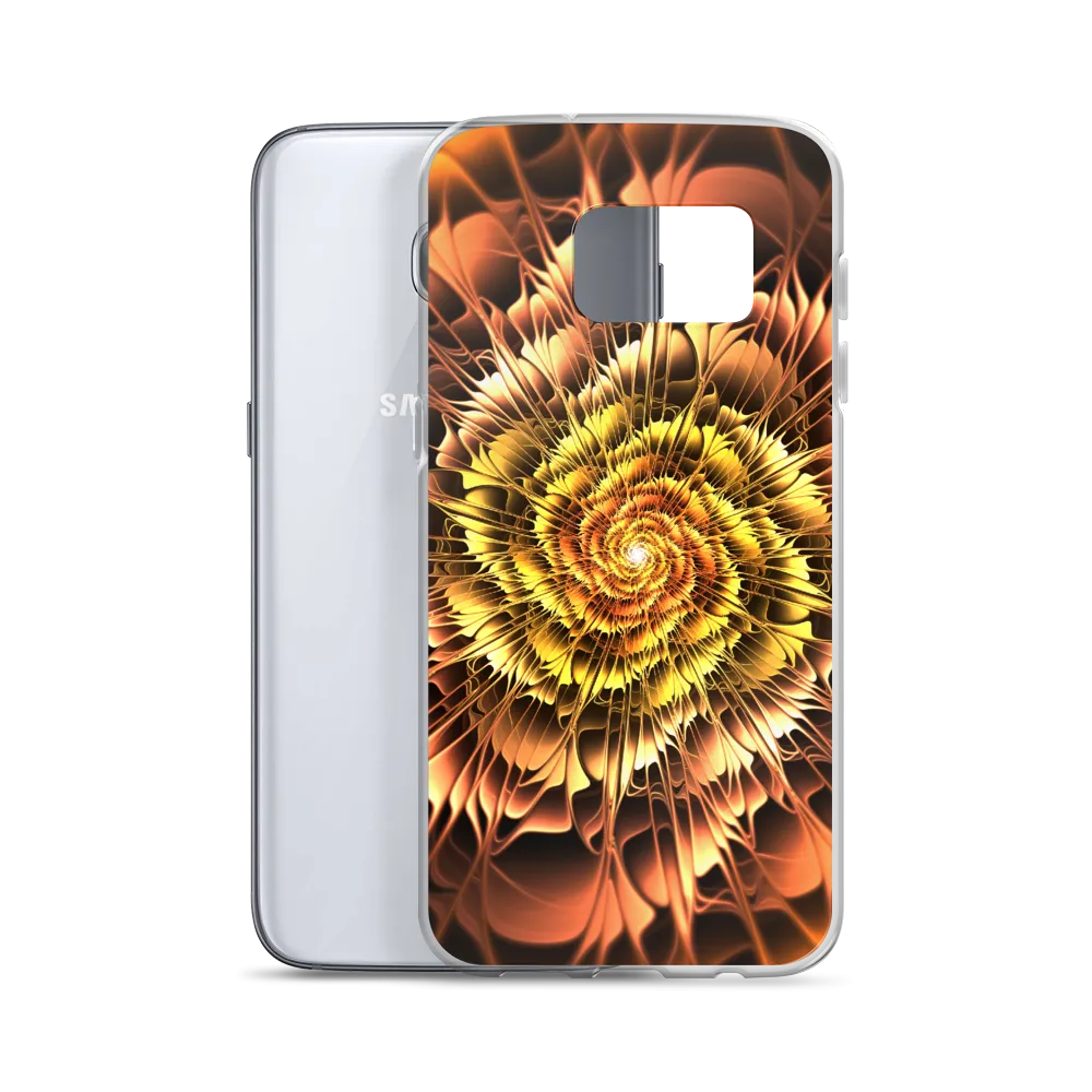 Abstract Flower 01 Samsung Case