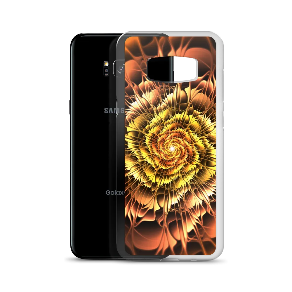 Abstract Flower 01 Samsung Case