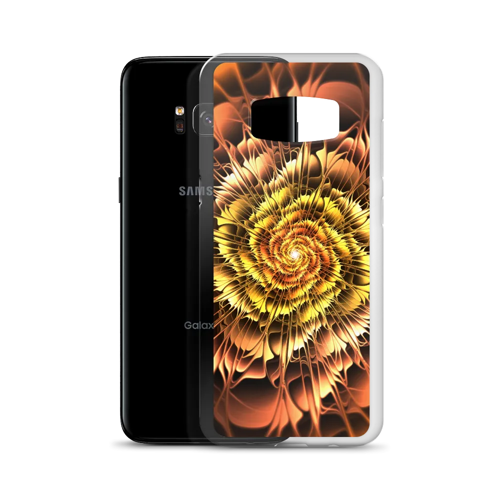Abstract Flower 01 Samsung Case