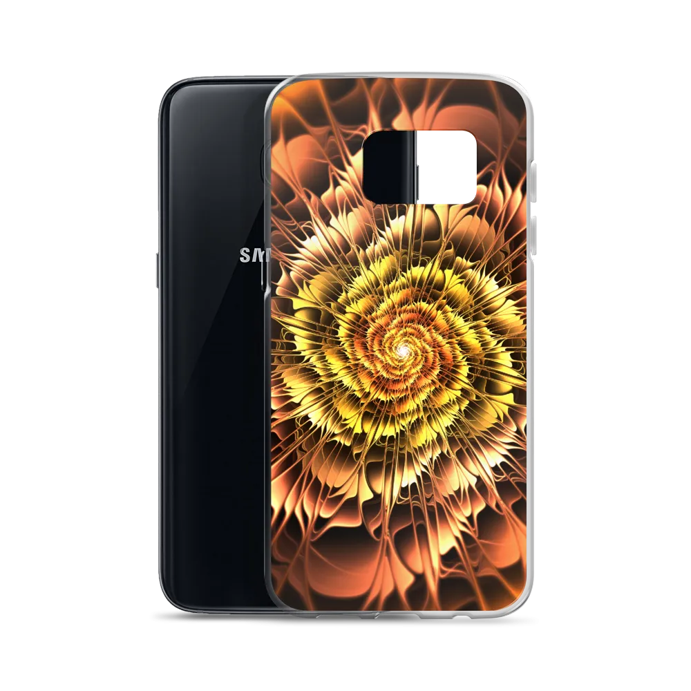 Abstract Flower 01 Samsung Case