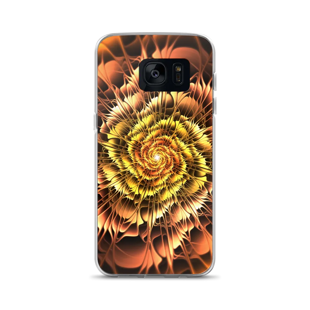 Abstract Flower 01 Samsung Case