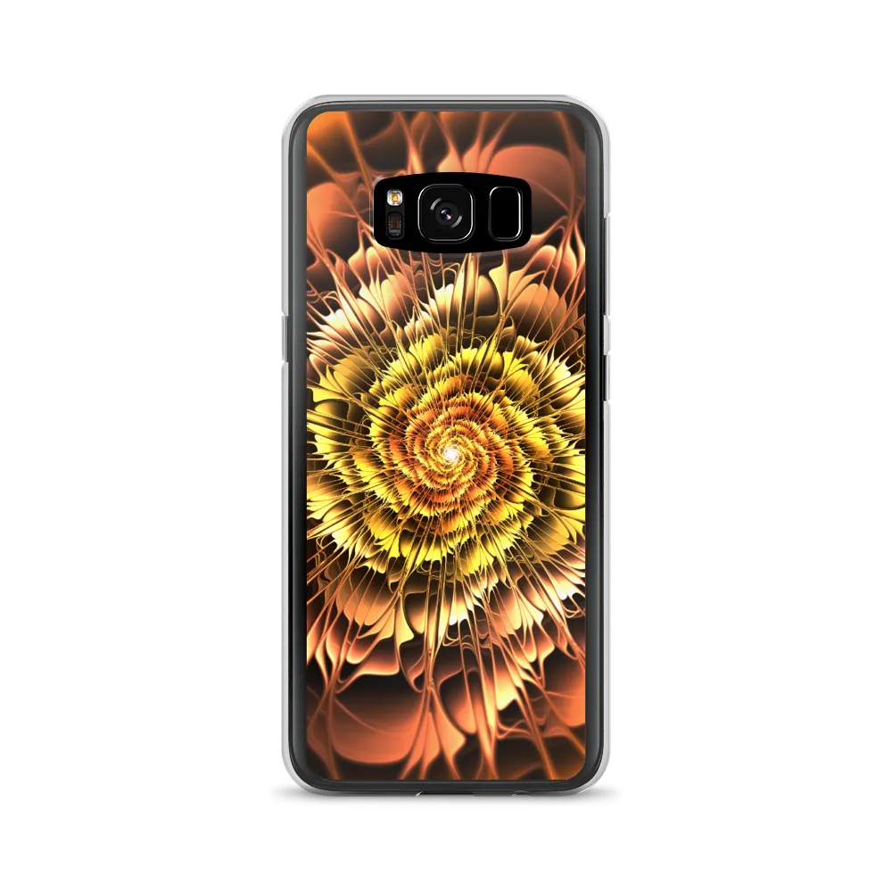 Abstract Flower 01 Samsung Case