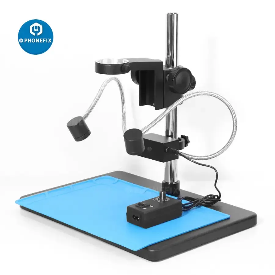Adjustable LED Ring Side Light Illuminator Lamp For Stereo Microscope