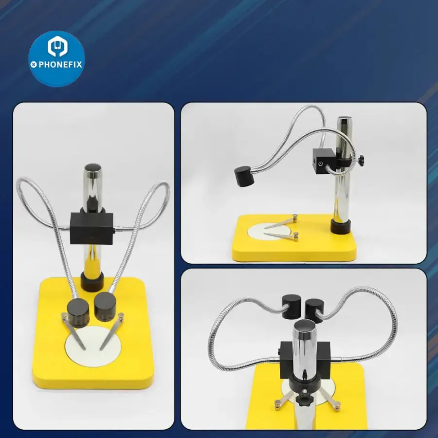 Adjustable LED Ring Side Light Illuminator Lamp For Stereo Microscope