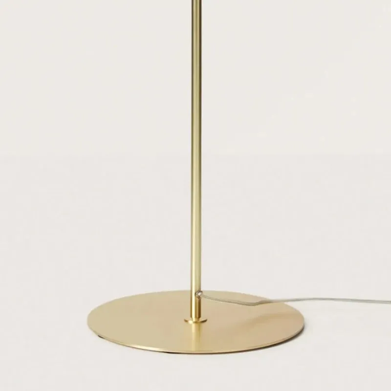 Adjustable Opal Orb Floor Lamp