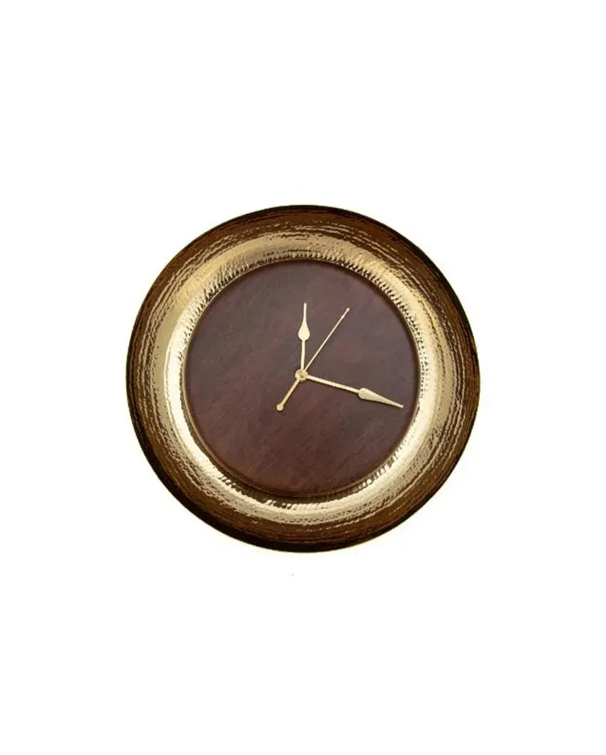 Aevum Wall Clock | Wooden | 12 x 5 inches