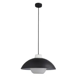 Anzio Pendant - Dome/Angled, Matt Black Finish