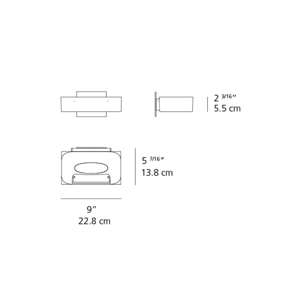 Artemide Melete wall lamp LED 3000K