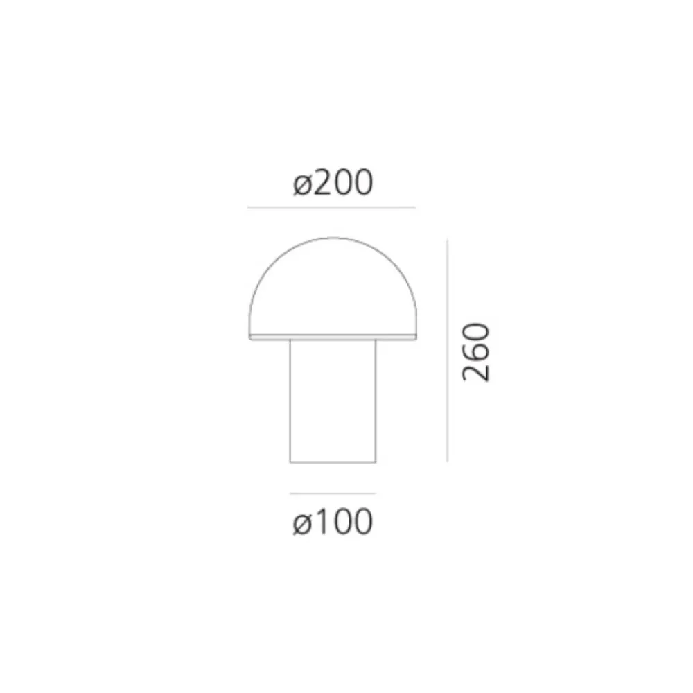 Artemide Onfale Piccolo table lamp white
