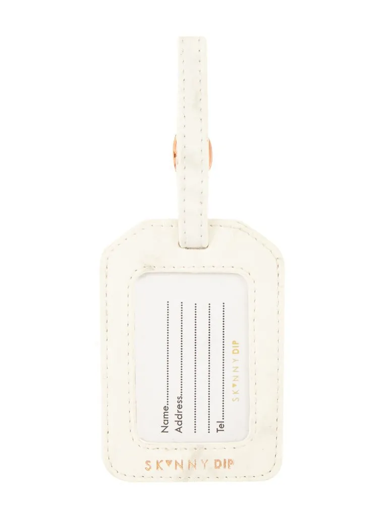 Chic Travel Au Revoir Luggage Tag for Stylish Journeys