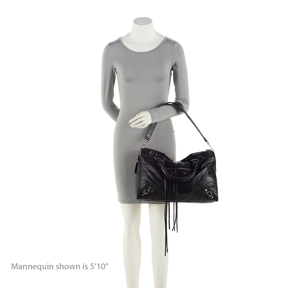 Balenciaga Agneau Classic City Satchel (SHF-20899)