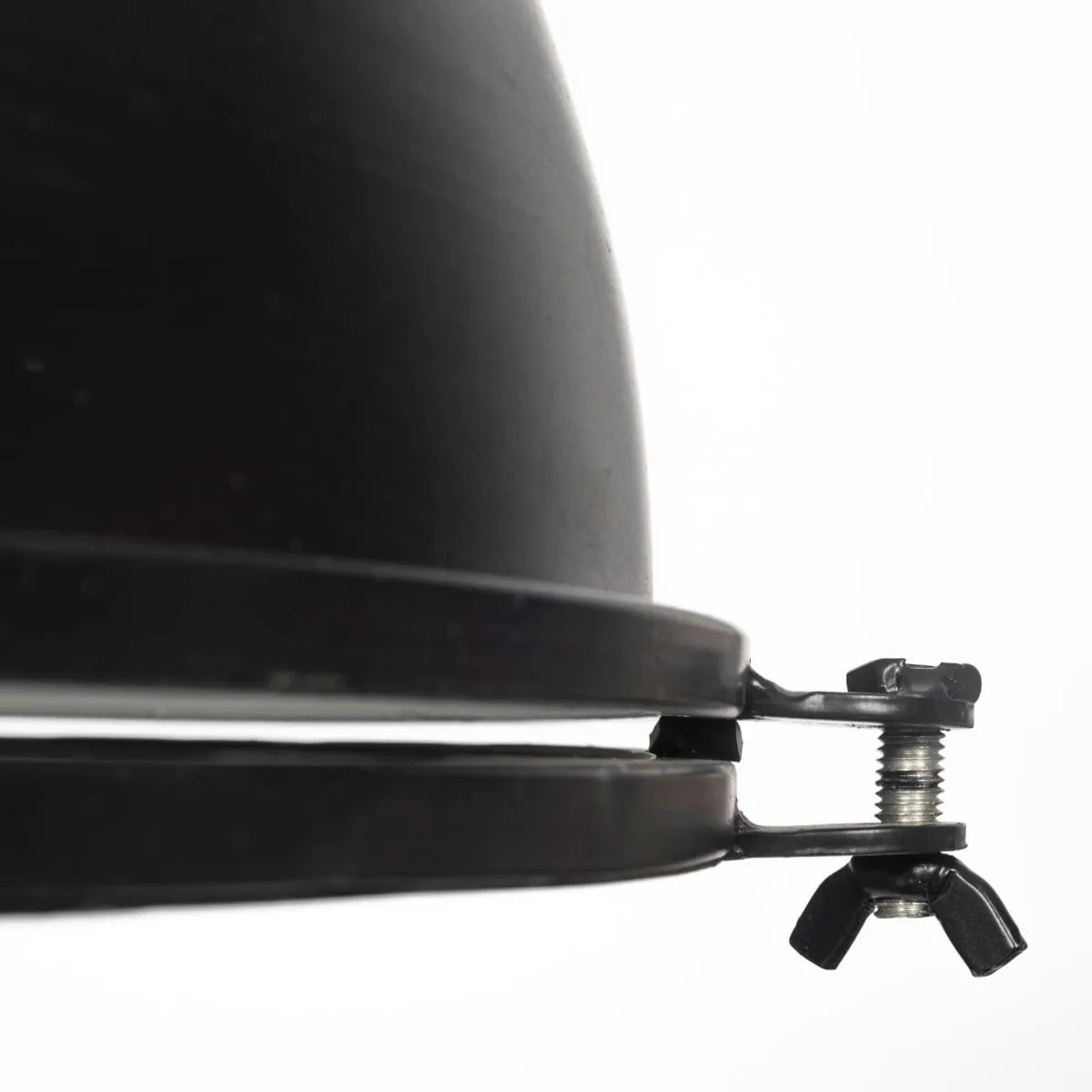 Bashaw Pendant Light Black Metal