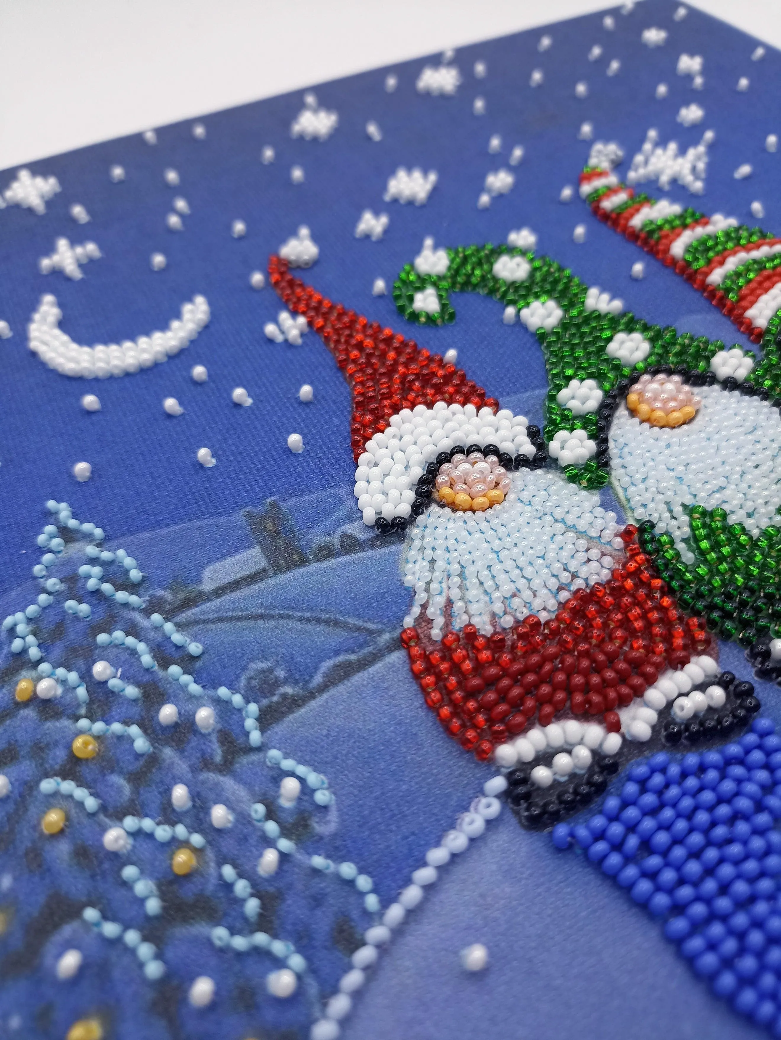 Bead Embroidery Kit - The three dwarfs AB-881
