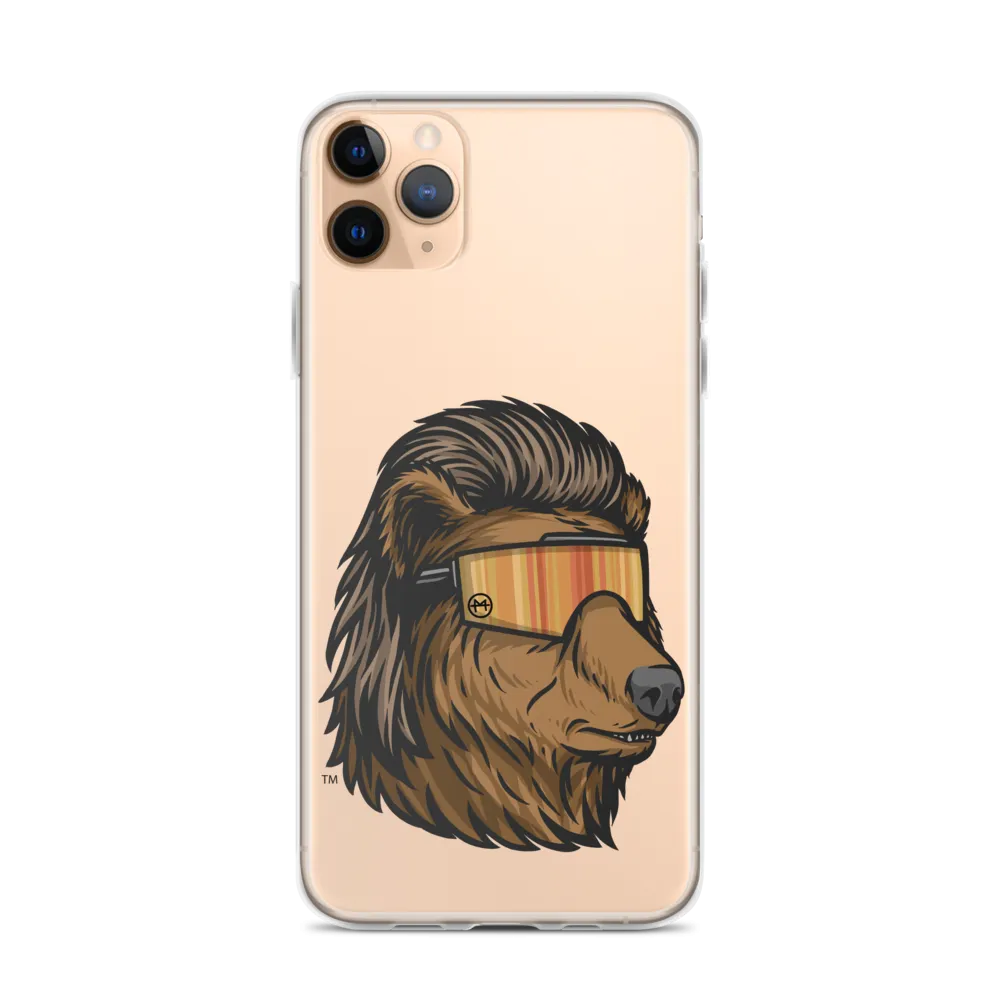 Bear Mullet iPhone Case - Clear