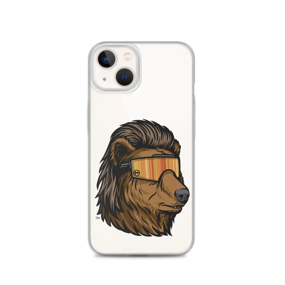 Bear Mullet iPhone Case - Clear