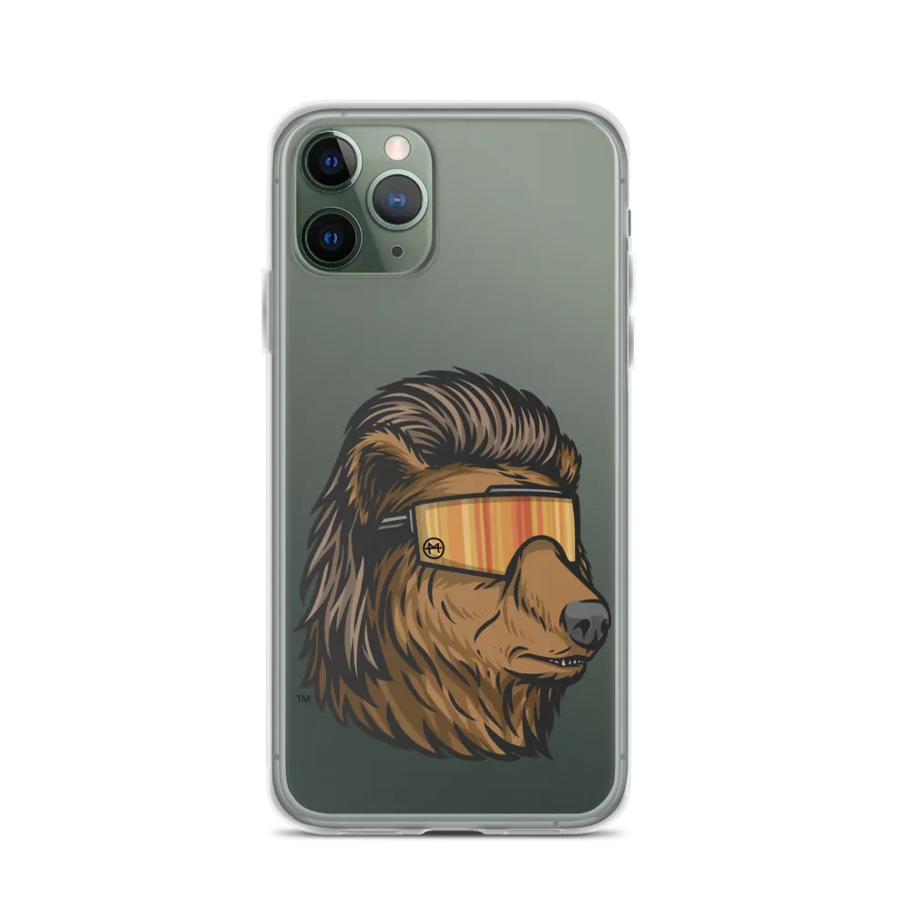 Bear Mullet iPhone Case - Clear