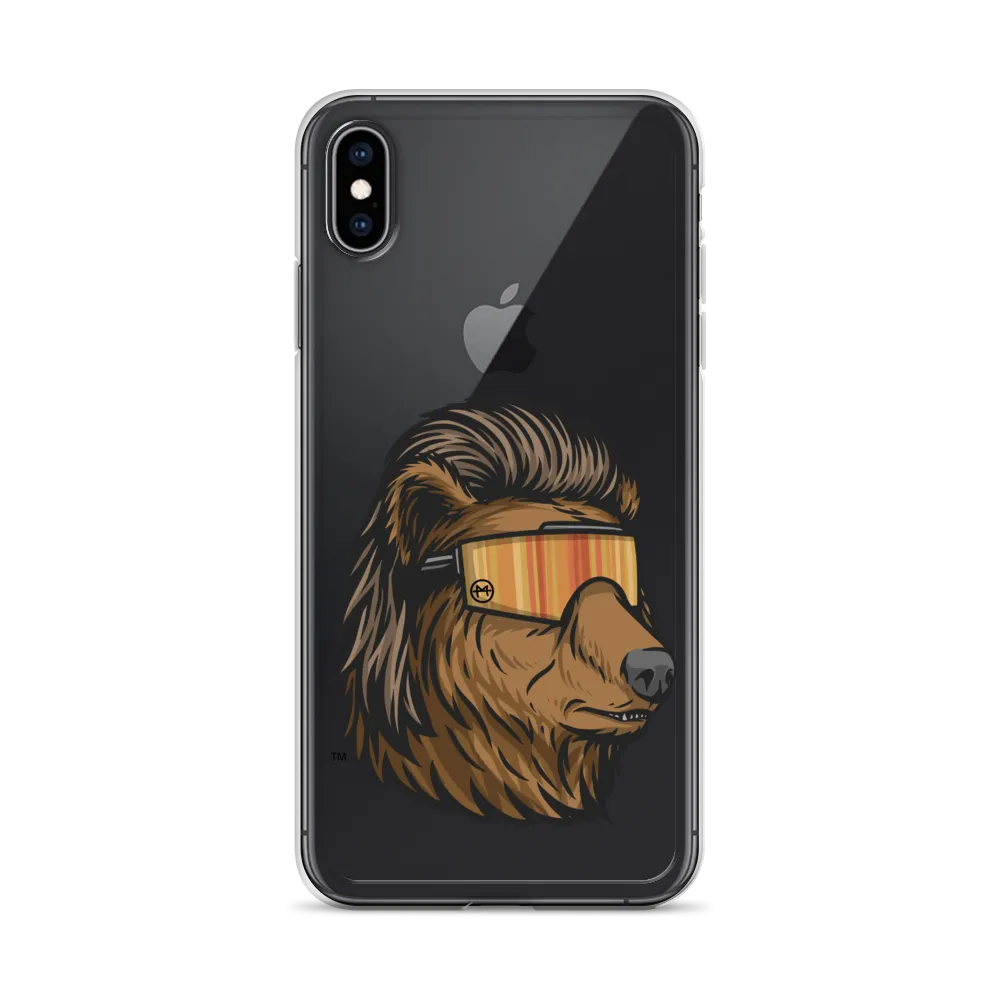 Bear Mullet iPhone Case - Clear