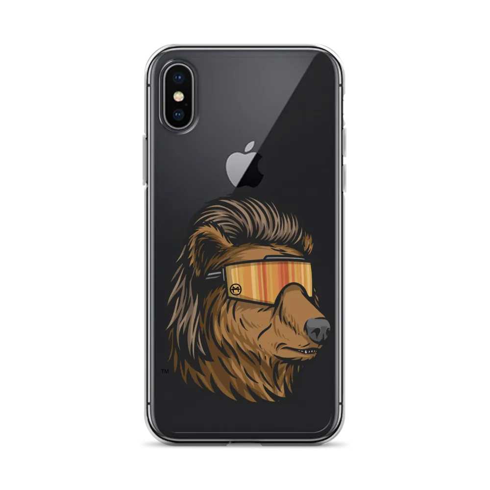 Bear Mullet iPhone Case - Clear