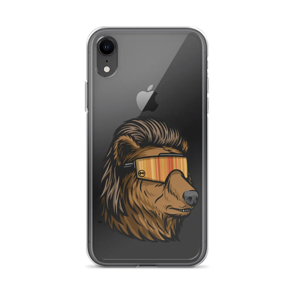 Bear Mullet iPhone Case - Clear