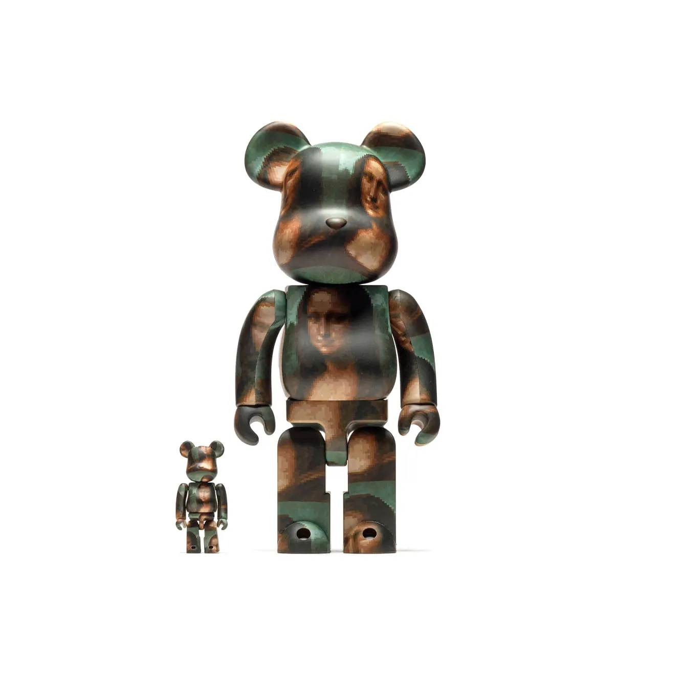 BEARBRICK 400% ZEROTARO MONA LISA OVERDRIVE 2-PACK