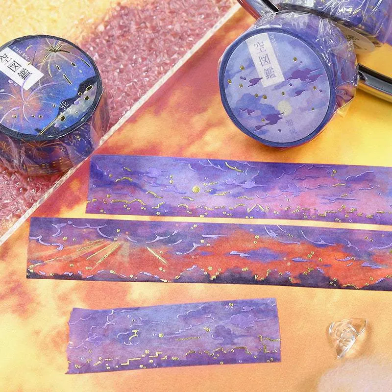 BGM Foil Stamping Masking Tape: Sky Encyclopedia - Twilight
