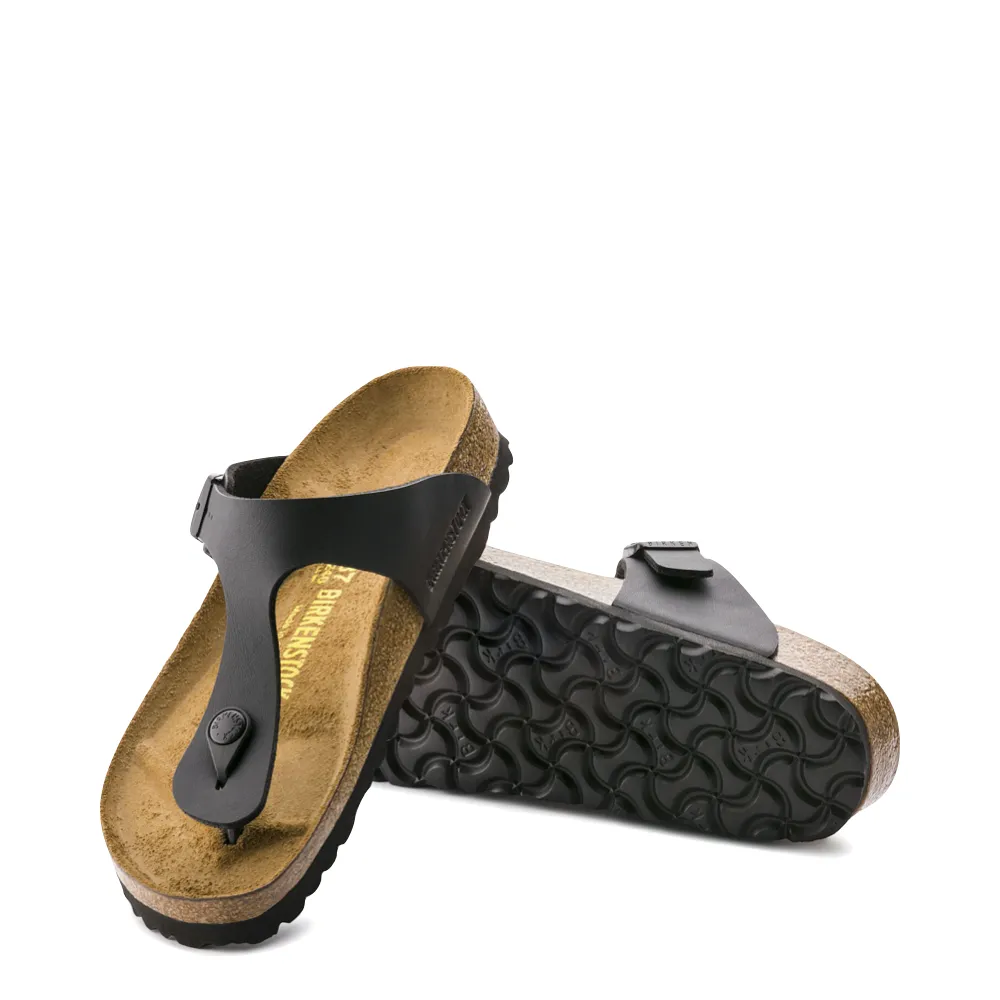Birkenstock Women's Gizeh Birko-Flor Thong Sandal in Black