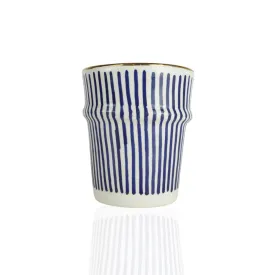 Blue & Gold Moroccan Coffee Cup