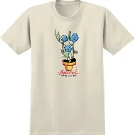 Blue Flowers Tee (Natural)
