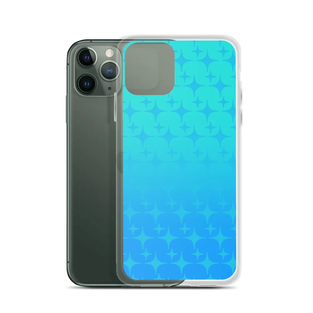 Blue Ghost Sparkle Phone Case (iPhone 6/6S/6 Plus/6S Plus/7/8/7 Plus/8 Plus/X/XS/XR/XS Max/11/11 Pro/11 Pro Max/SE)