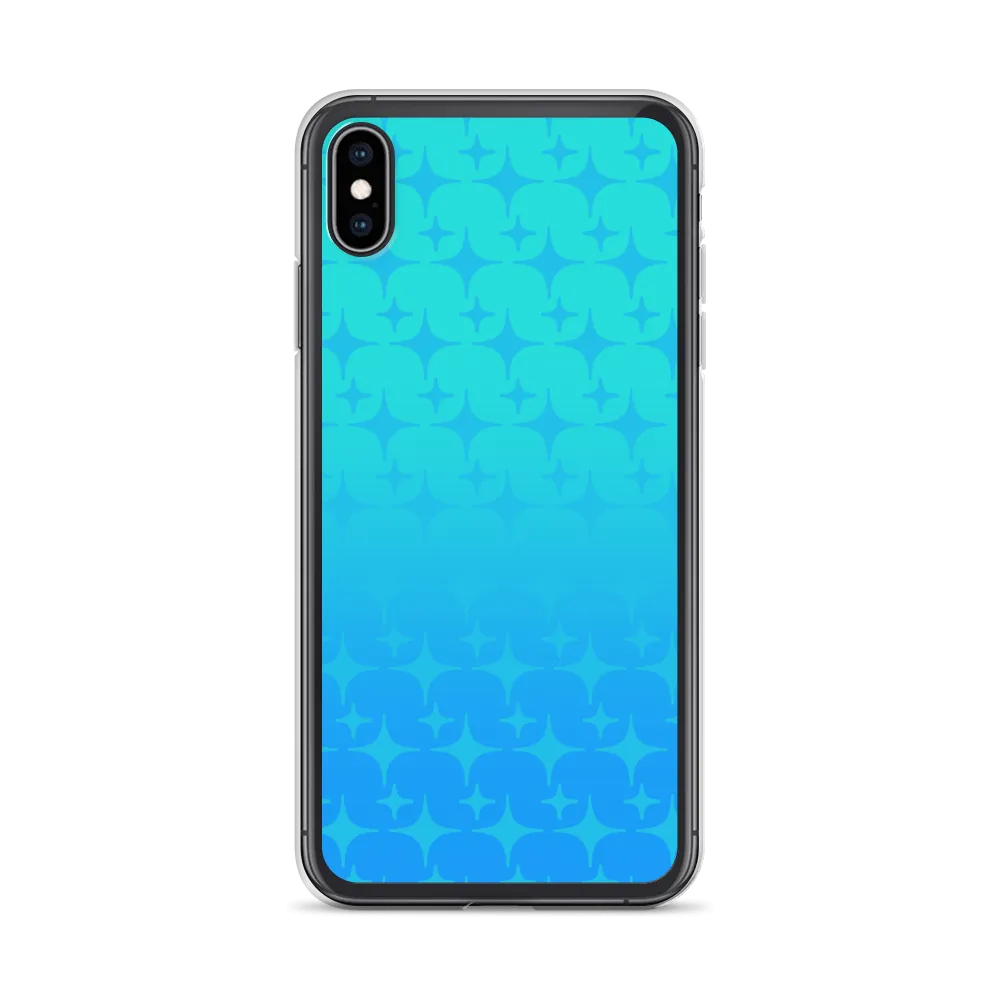 Blue Ghost Sparkle Phone Case (iPhone 6/6S/6 Plus/6S Plus/7/8/7 Plus/8 Plus/X/XS/XR/XS Max/11/11 Pro/11 Pro Max/SE)