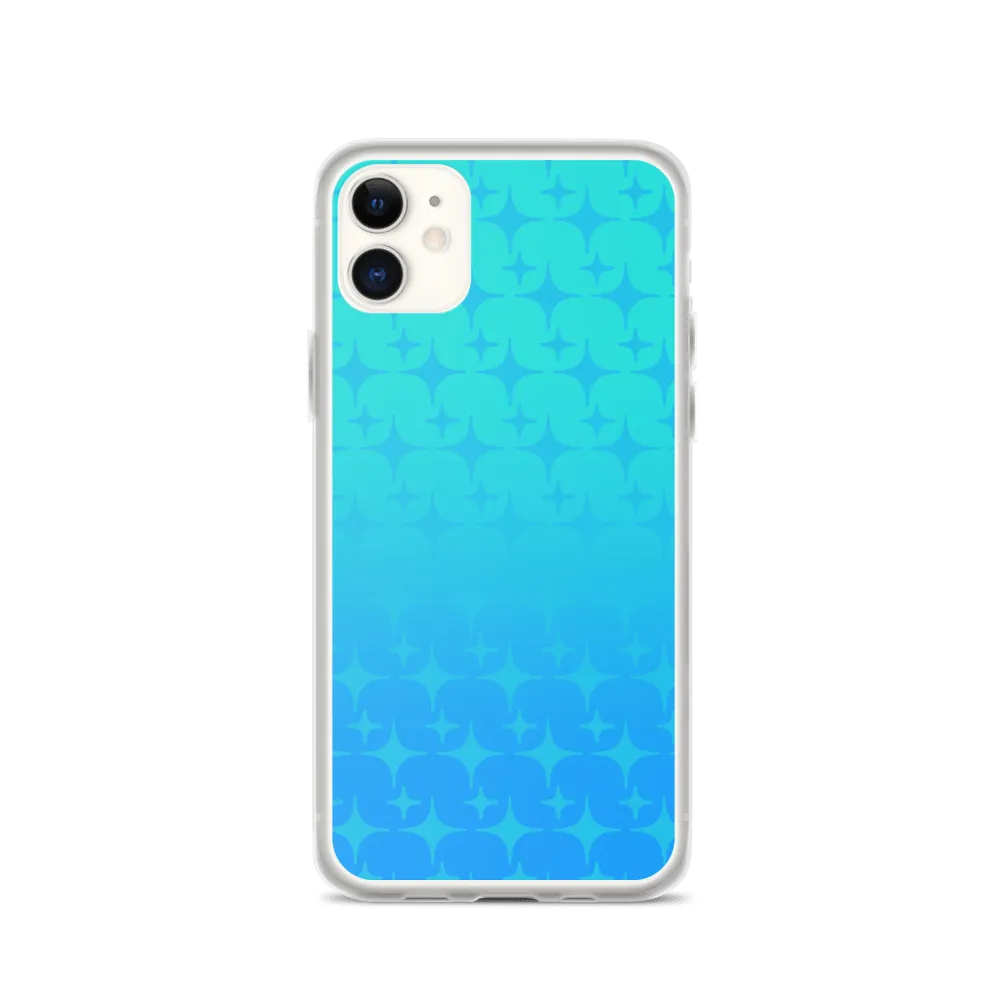 Blue Ghost Sparkle Phone Case (iPhone 6/6S/6 Plus/6S Plus/7/8/7 Plus/8 Plus/X/XS/XR/XS Max/11/11 Pro/11 Pro Max/SE)