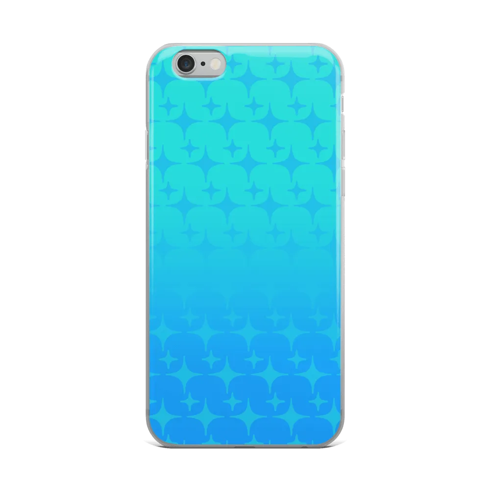 Blue Ghost Sparkle Phone Case (iPhone 6/6S/6 Plus/6S Plus/7/8/7 Plus/8 Plus/X/XS/XR/XS Max/11/11 Pro/11 Pro Max/SE)