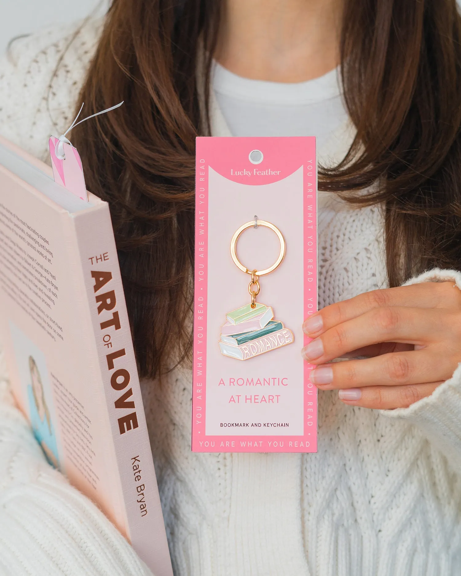 Book Lover's Keychain