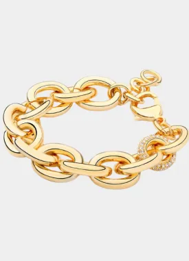 Bracelet | Anchor Chain | 18K Gold Plated